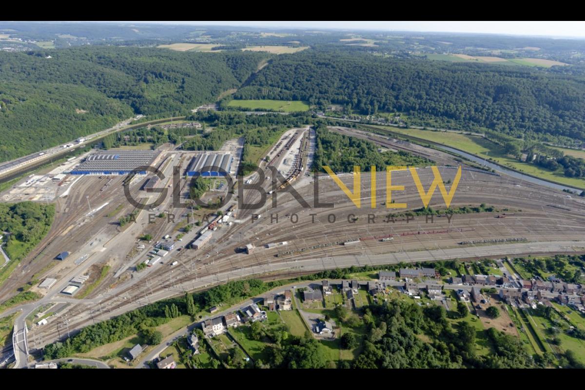 Gare de triage et de formation de Ronet (Flawinne), ateliers de réparations SNCB
