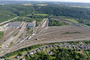 Gare de triage et de formation de Ronet (Flawinne), ateliers de réparations SNCB